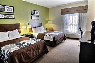 Jacksonville NC Sleep Inn and Suites - Double Family Rooms are available at Sleep Inn NC